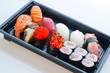 Japanese Cuisine - Sushi Set: Salmon, Conger and Tuna Sushi Japanese Cuisine - Sushi Set: Salmon, Conger and Tuna Sushi
