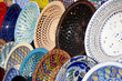 Traditional Tunisian Pottery on the Market