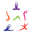 Vektor: yoga yoga