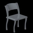 La sedia in metallo a scaglie - Metallic chair