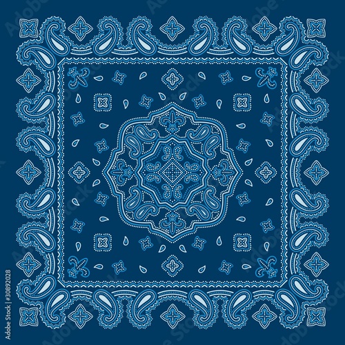 "blue bandana" Stock image and royalty-free vector files on Fotolia.com - Pic 30892028