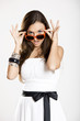 Girl with sunglasses