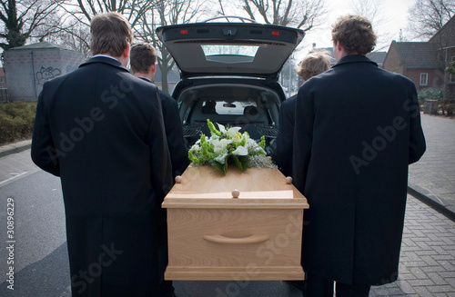 Photo: Mourning car Mourning car
