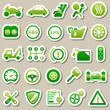 Automotive Green Stickers