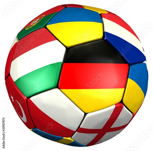 Illustration: Fussball zur EM 2012 Fussball zur EM 2012
