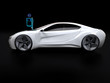 elektromobil Ladestation Sportwagen 3D