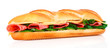 Sandwich isolated on white