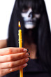Gothic portrait of dead woman Gothic portrait of dead woman