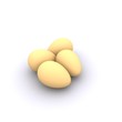 Yellowish Style Easter Egg