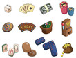 cartoon casino icon