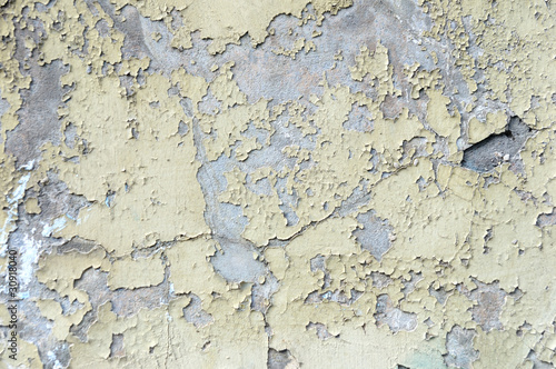 Photo: Abblätternde Farbe an einer Wand Abblätternde Farbe an einer Wand
