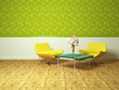 bright interior design of modern living room