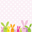 Easter card with copy space