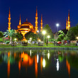 Blue Mosque with reflection - Istanbul Blue Mosque with reflection - Istanbul