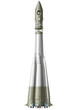 Vector hi-detailed space rocket