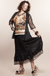 large build caucasian woman spring summer fashion
