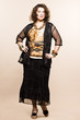 large build caucasian woman spring summer fashion