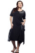 large build caucasian woman spring summer fashion