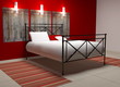 Modern interior design of bedroom