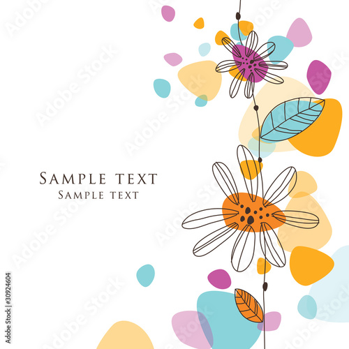 Vector: Greeting card with copy space Greeting card with copy space