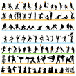 Sport silhouettes set Sport silhouettes set
