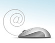 Computer Mouse and at Symbol