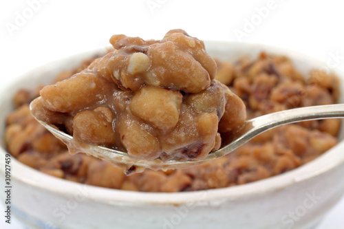 Photo: Spoonful of Canned Blackeye Peas Spoonful of Canned Blackeye Peas