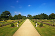 path through lawned gardens