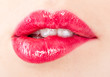 A beautiful girl`s lips A beautiful girl`s lips
