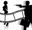 Vektor: movie background movie background
