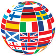 sfera di bandiere