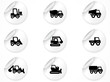 Stickers with icons Stickers with icons