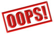 Stempel rot OOPS!