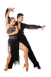 Latino dancers in action Latino dancers in action