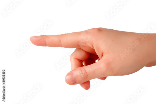 Photo: Mano che indica Mano che indica