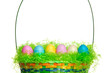 Easter Eggs in Basket