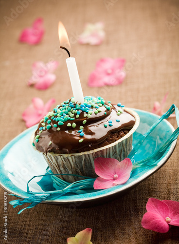 Photo: Chocolate muffin Chocolate muffin
