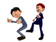 Boss kicking butt