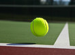 Foto: Tennis- Ball and Court Tennis- Ball and Court