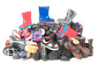 Pile of childrens old shoes #3 | Isolated