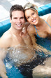 Paar im Jacuzzi