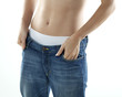 jeans trop grand