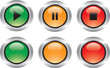 Nice set of glossy icons like buttons
