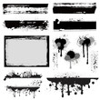 Vektor: grunge design element set grunge design element set