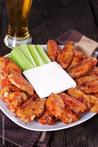 Photo: Buffalo chicken wings Buffalo chicken wings