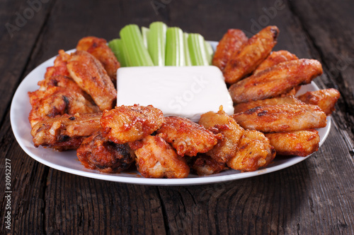 Photo: Buffalo chicken wings Buffalo chicken wings