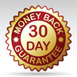 30 days money back guarantee label, vector EPS 8