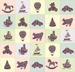 Seamless baby background
