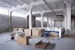 Interior of a warehouse