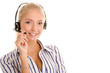Young telepgone operator